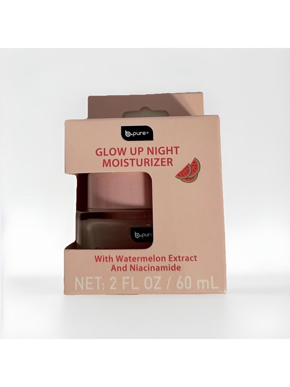 NEW B•PURE “Glow Up” Watermelon Night Moisturizer w/Niacinamide Face & Skin Care